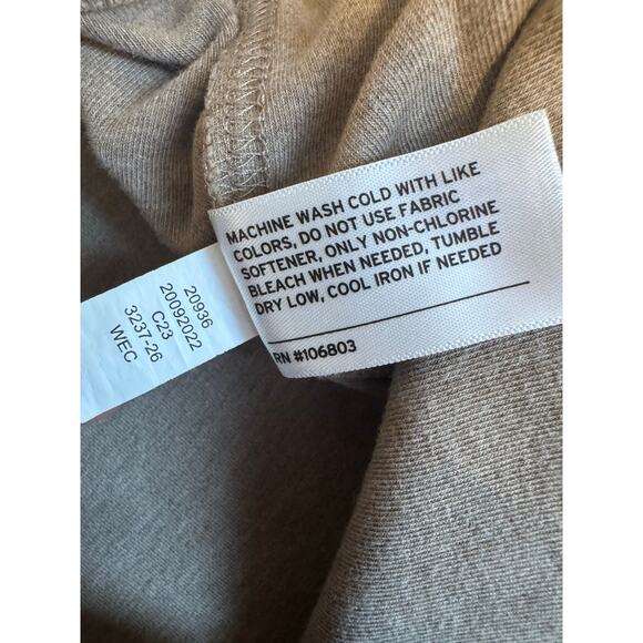 Duluth Trading Co. NoGA Naturale Cotton Slim Leg Oatmeal Tan Pull On Pants Large - Picture 9 of 9